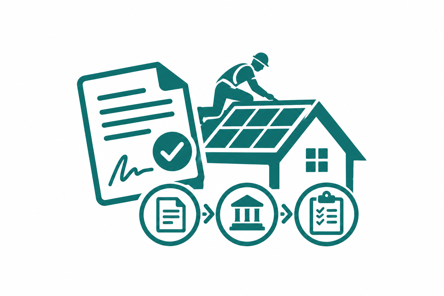 PermitFold home solar permit guidance logo